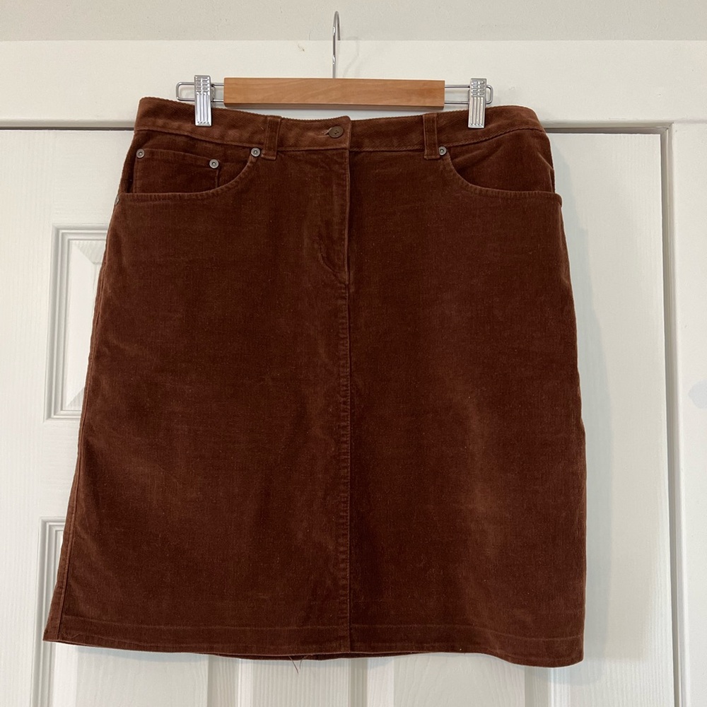 Woolrich Brown Corduroy Skirt